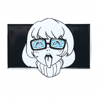 Nerdy Girl V.2 Enamel Pin