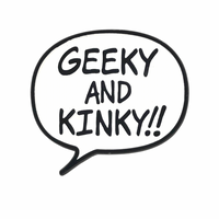 Geeky And Kinky Logo Pin
