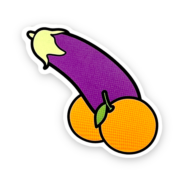 Eggplant Emoji Sticker
