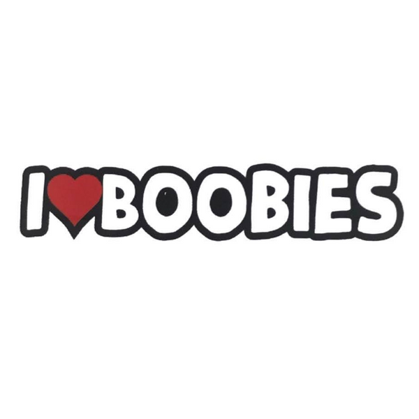 I ❤️ Boobies - Sticker