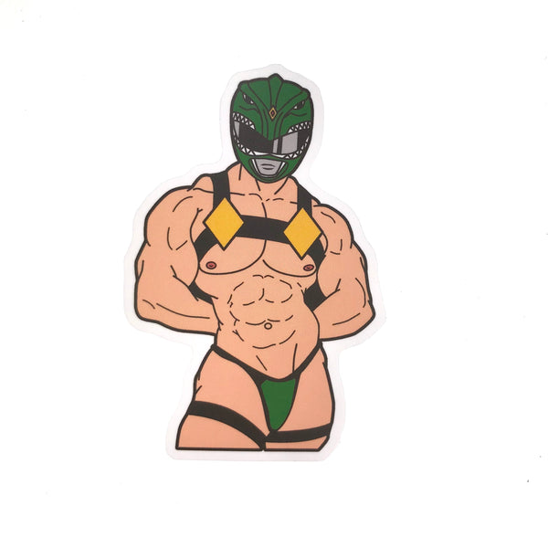 Green Dragon Guy Sticker