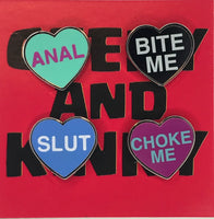 Kinky Hearts Series 1 Enamel Pins