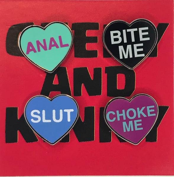 Kinky Hearts Series 1 Enamel Pins