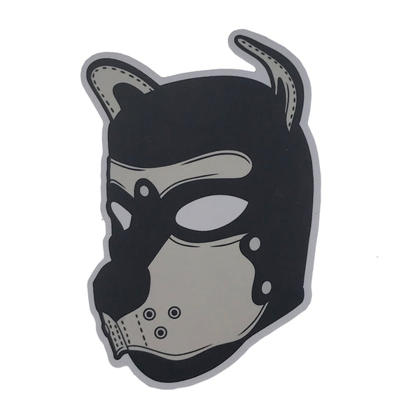 Puppy Hood - Gray - Sticker