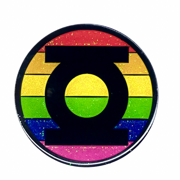 Symbol Of Light Pride Enamel Pin