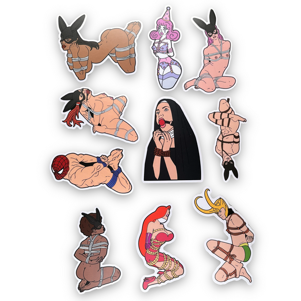 Rope Bunnies And Friends Sticker Pack