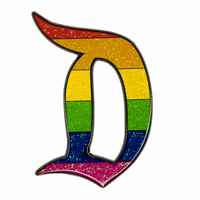 The D Pride Enamel Pin