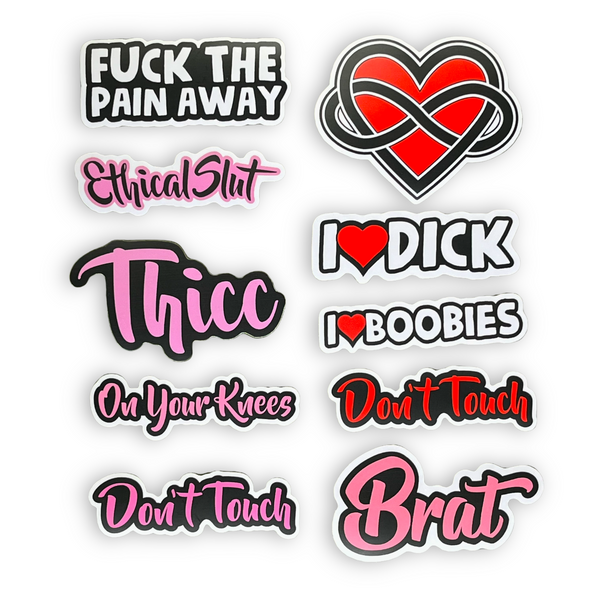 Kinky Words Sticker Pack