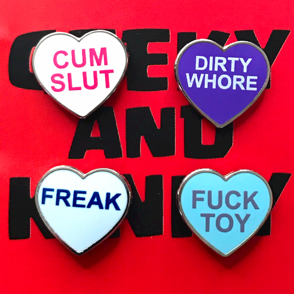 Kinky Hearts Series 3 Enamel Pins